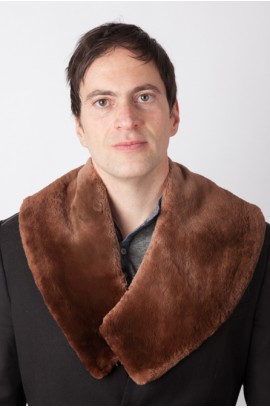 Beaver fur collar